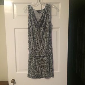 Worn once! Tart blue and white printed dress